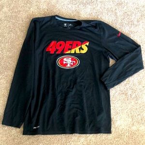 Nike dri-fit 49ers long sleeve shirt